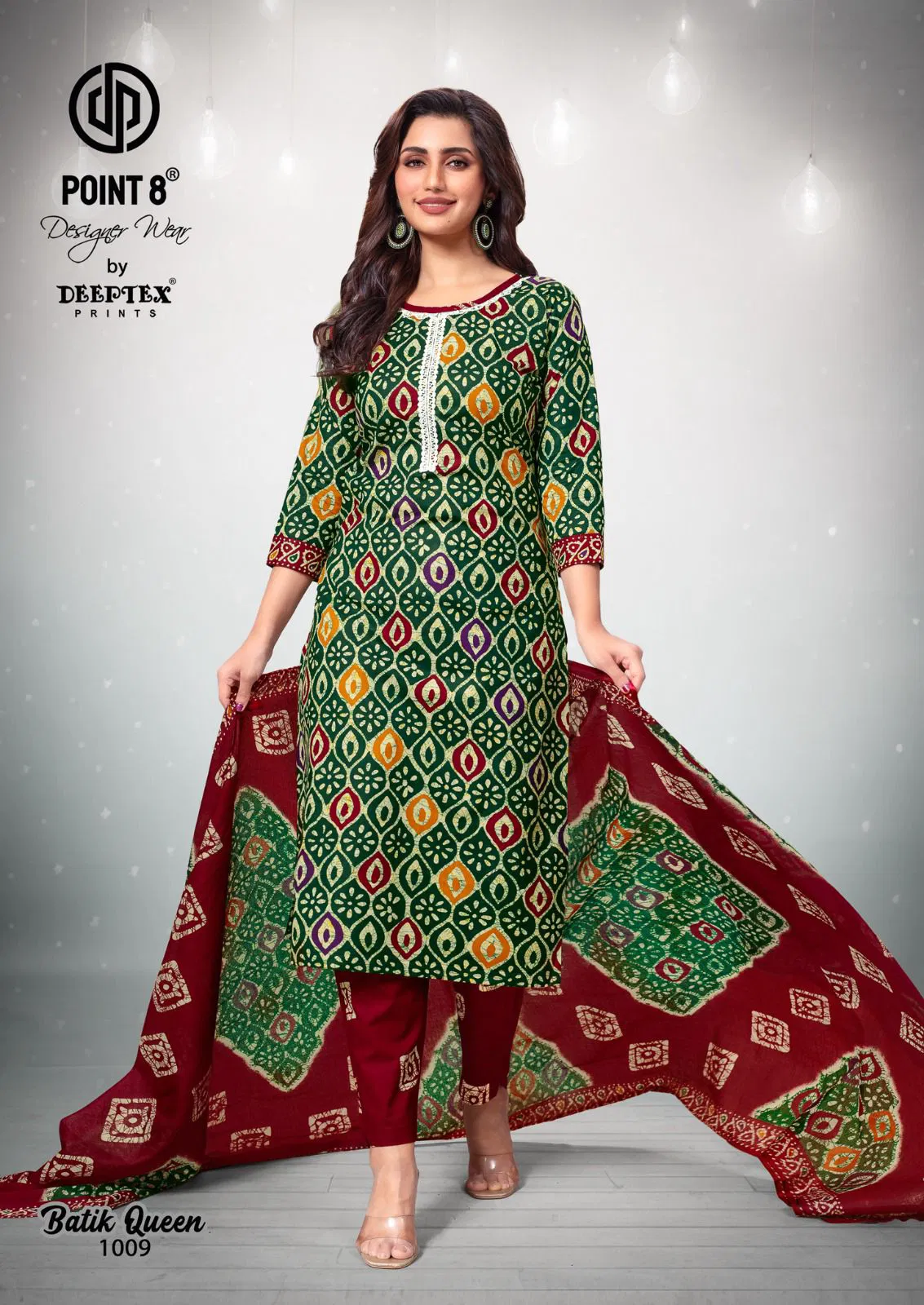 Batik Queen Vol 1 By Deeptex Cotton Kurti Bottom With Dupatta Suppliers In India